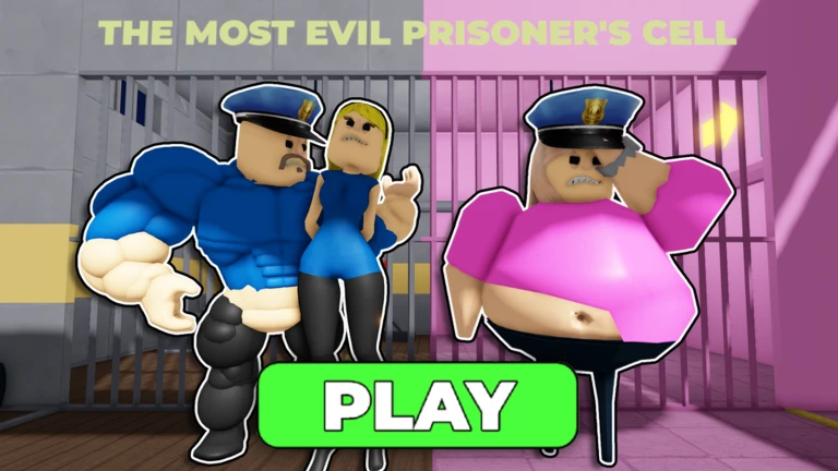 MUSCLE POLICE & WOMAN PRISON RUN! (Obby) ekran görüntüsü