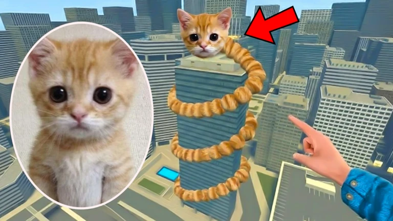 🐱 Scary AY MI GATITO Tower Go Up 🎵 ekran görüntüsü