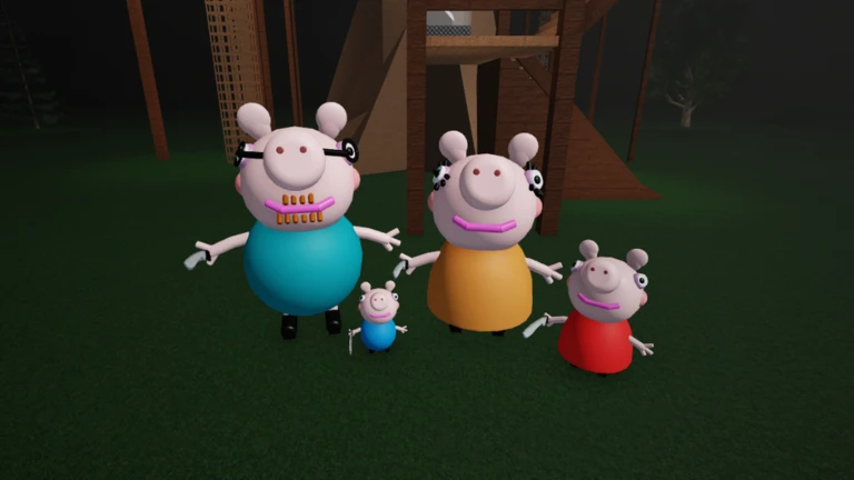 Survive Family Pig in Treehouse! ekran görüntüsü