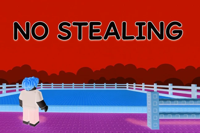 Don't Steal in Grow a Garden. ekran görüntüsü