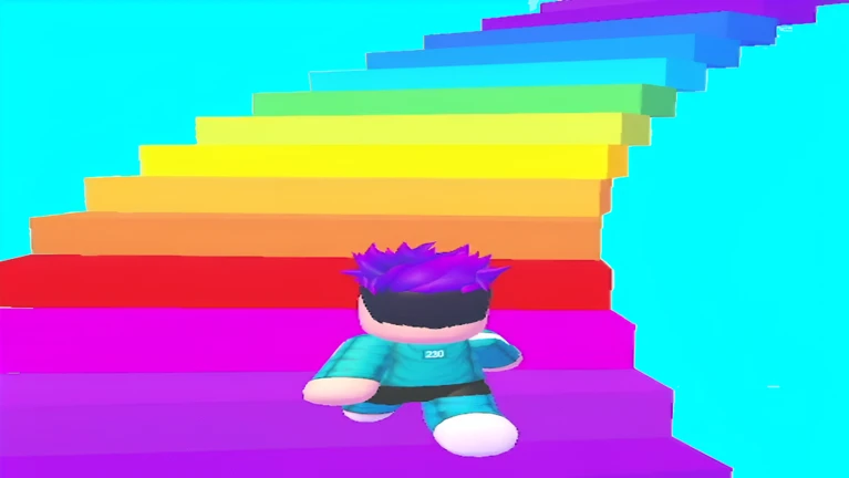 🌈 INFINITE RAINBOW STAIRS TO VIP ekran görüntüsü