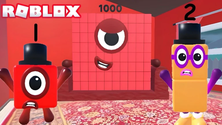 Numberblocks Escape Evil 1000 OBBY ekran görüntüsü