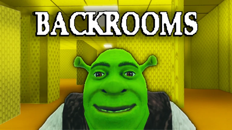 Shrek in The Backrooms ekran görüntüsü