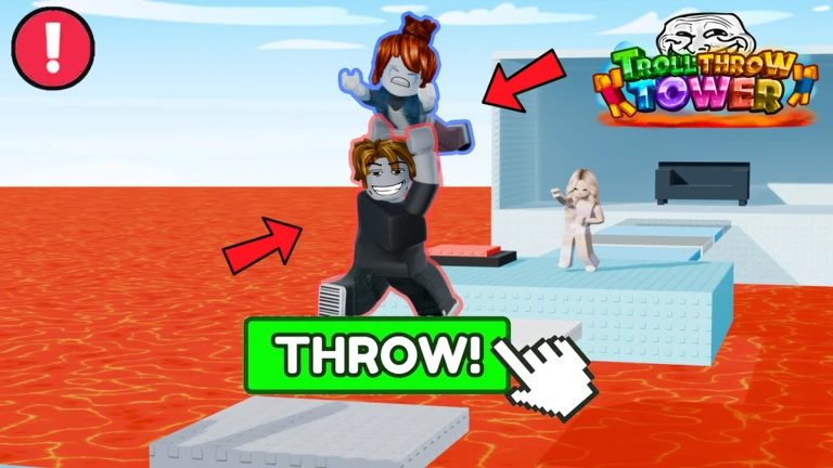 TROLL Throw Tower! 3 😎 ekran görüntüsü