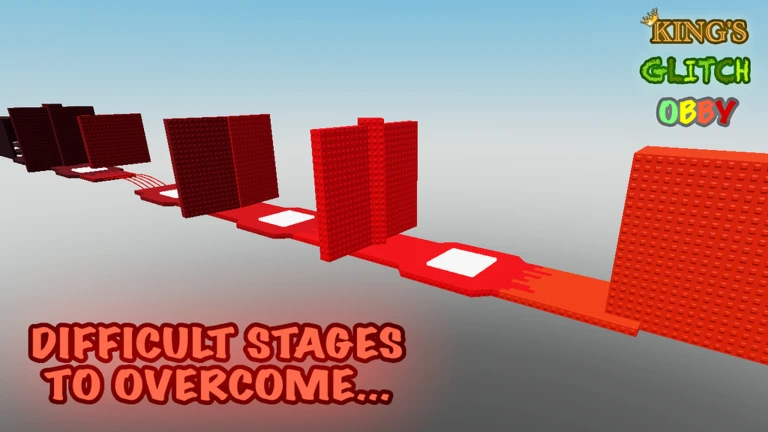King's Glitch Difficulty Chart Obby ekran görüntüsü