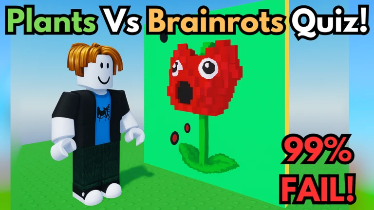 Plants Vs Brainrots Quiz! ekran görüntüsü