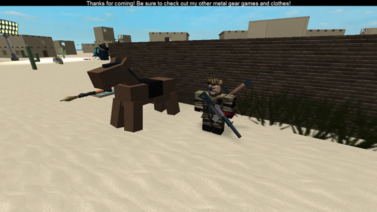 Metal Gear Solid 5 - Phantom Pain Obby (Not Done!) ekran görüntüsü