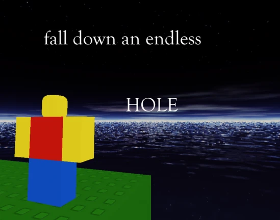 fall down an endless hole ekran görüntüsü