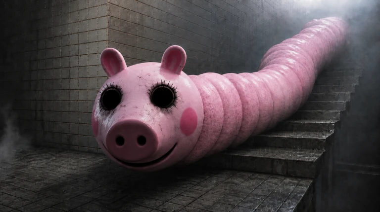 Climb Scary Pig Worm Tower ekran görüntüsü