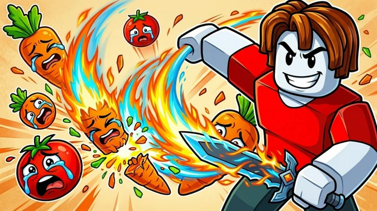 [🍅 BETA] Slash the Veggies! ekran görüntüsü