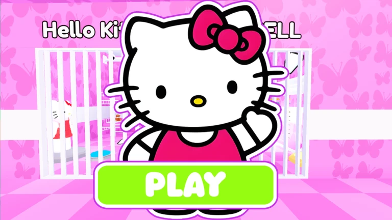 Hello Kitty'S PRISON RUN! (Obby) ekran görüntüsü