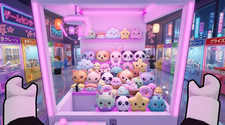 Japan Claw Machine Arcade 🕹️ ekran görüntüsü