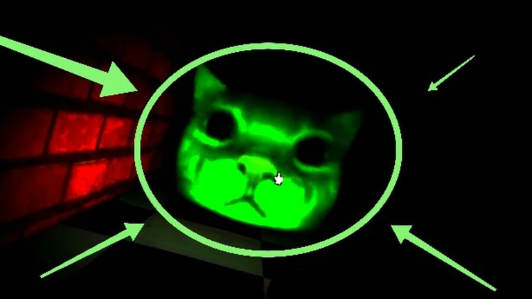 green cat apparition ekran görüntüsü