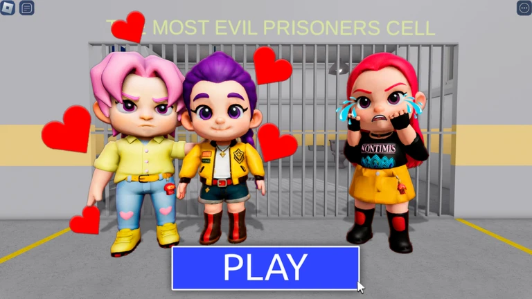 💜 BABY KPOP DEMON HUNTERS PRISON RUN! obby ekran görüntüsü