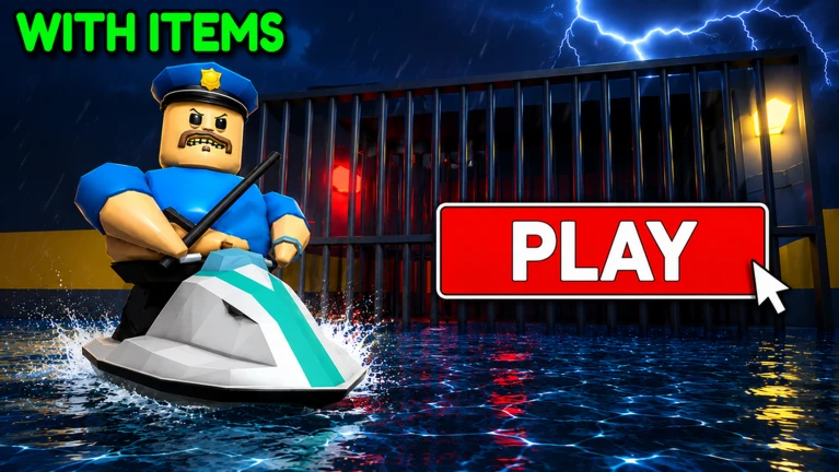 🌊[WITH ITEMS] WATER PRISON RUN ESCAPE! ekran görüntüsü
