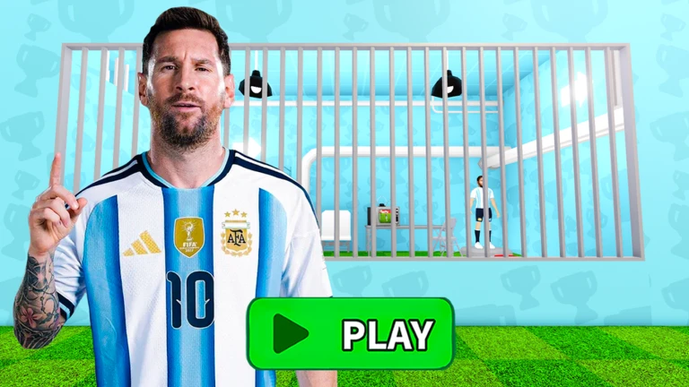 ⚽️MESSI PRISON RUN! (Obby) ekran görüntüsü