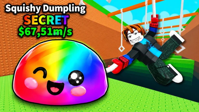 Swing Obby for Squishy Dumplings! ekran görüntüsü