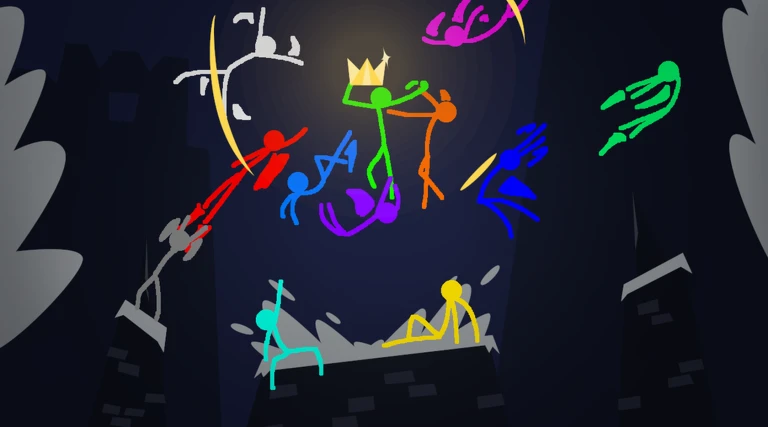 Stick Fight: Roblox Edition 12 Player Mode ekran görüntüsü