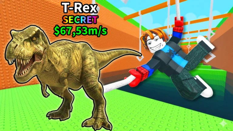 Swing Obby for Dinosaurs! ekran görüntüsü