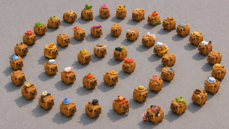 Merge & Steal a Capybara 🍊 ekran görüntüsü