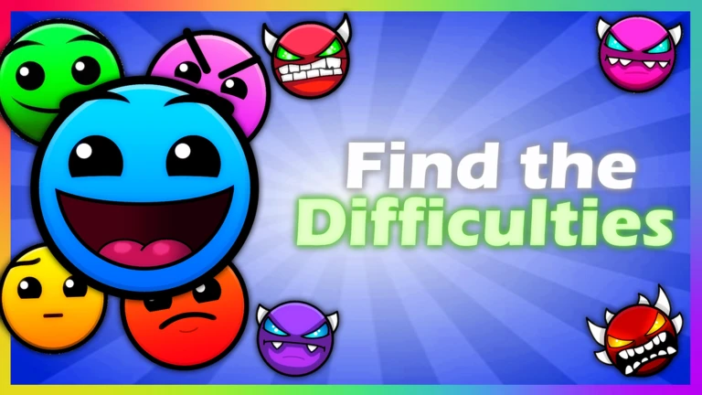 CLASSIC - Find the Geometry Dash Difficulties ekran görüntüsü