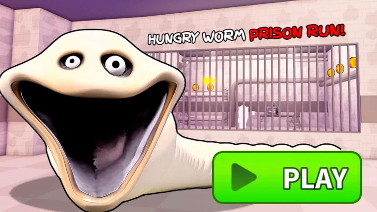 🐛HUNGRY WORM PRISON RUN! ekran görüntüsü
