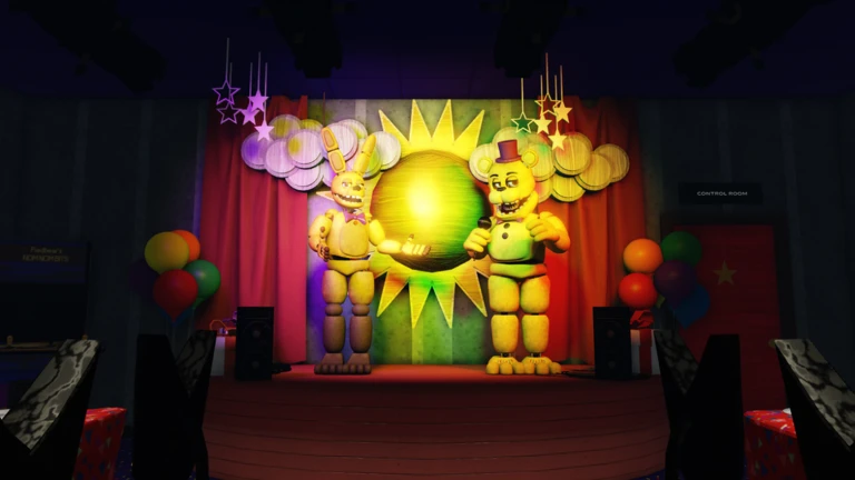 Controllable Fredbear's Family Diner Stage ekran görüntüsü