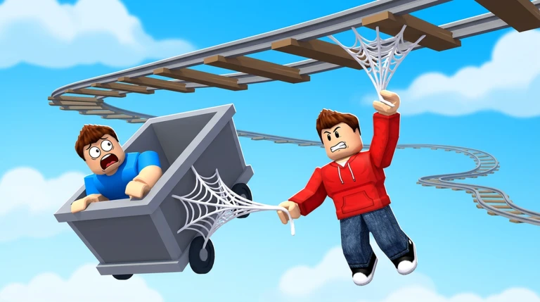 🕸️Cart Ride Into Spiderman! ekran görüntüsü