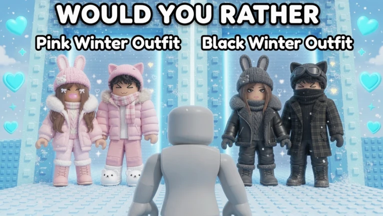 Would You Rather: Winter Boys & Girls Outfit Tower ekran görüntüsü