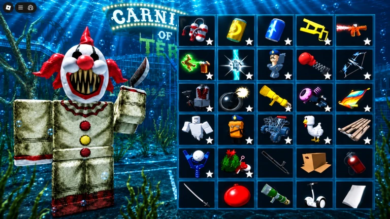 🌊UNDERWATER CLOWN CARNIVAL ESCAPE! [ITEMS] ekran görüntüsü