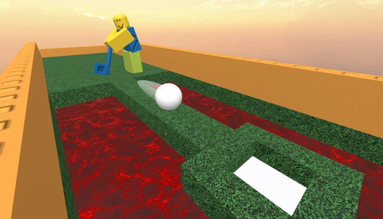 Old Roblox Mini Golf! ekran görüntüsü