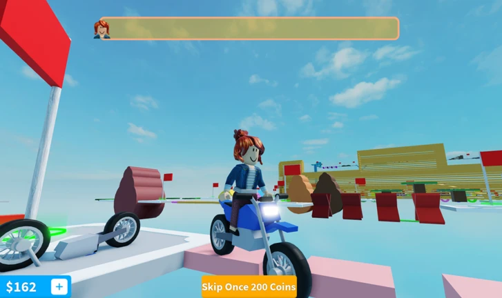 Obby But You're on a Motorcycle ekran görüntüsü