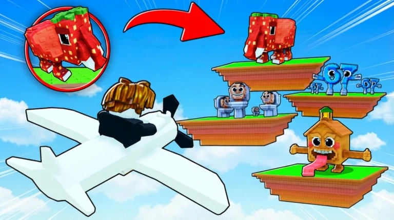 ✈️Fly Plane For Brainrots! ekran görüntüsü