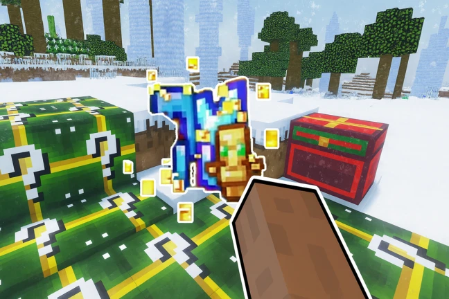 🎄LuckyWorld⛏️ (CHRISTMAS LUCKY BLOCKS) ekran görüntüsü