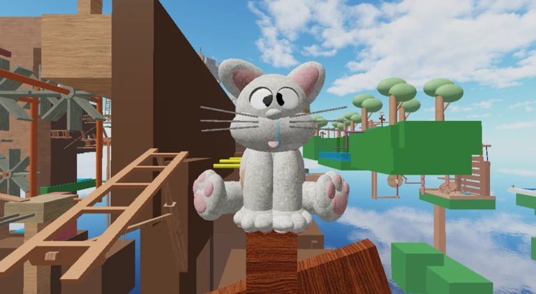 Obby Meow [65 Stage] Hard Level ekran görüntüsü