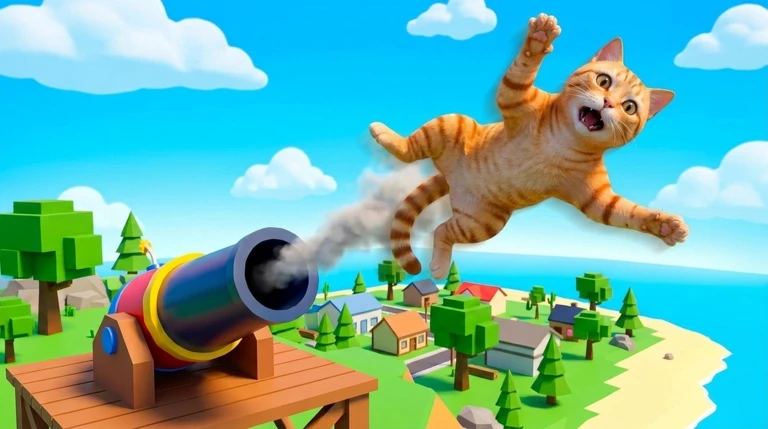 🐘 ANIMAL CANNONBALL 🦒 [LAUNCH] ekran görüntüsü