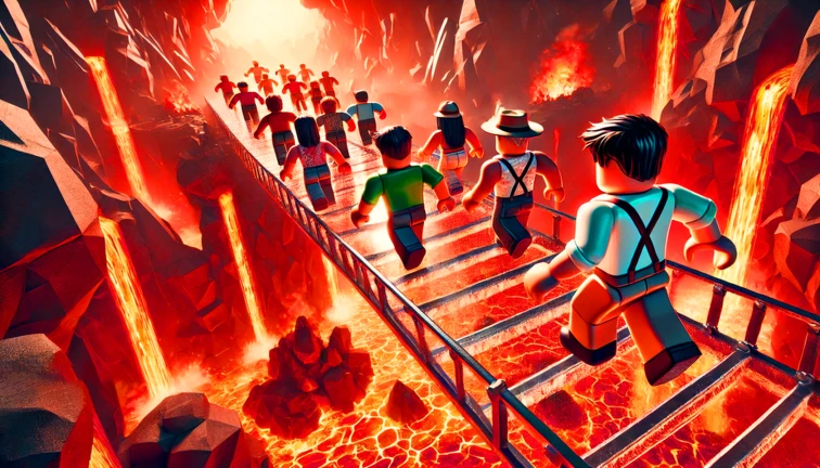 100 Players Impossible Bridge ekran görüntüsü