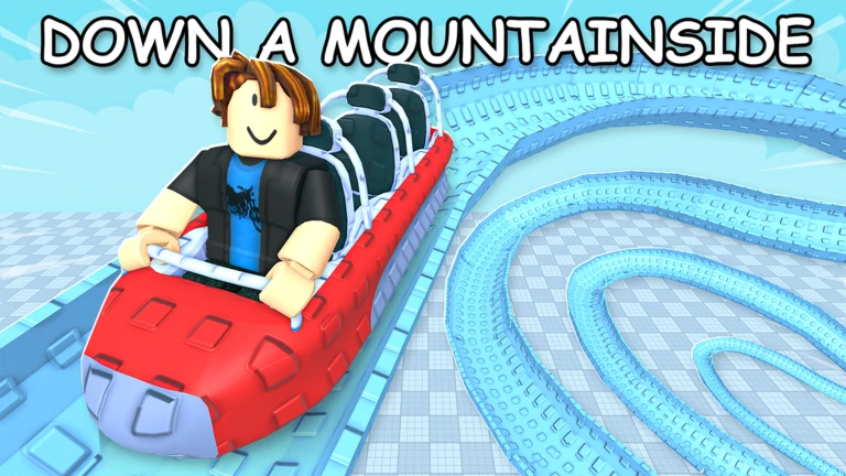 Bobsled Ride Down a Mountainside ekran görüntüsü