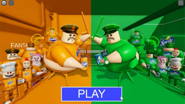 FANTA VS SPRITE BARRY'S PRISON RUN! (Obby) ekran görüntüsü