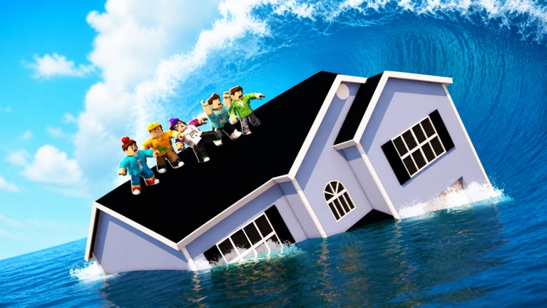 🌊Tsunami Disaster Survival🌊 ekran görüntüsü