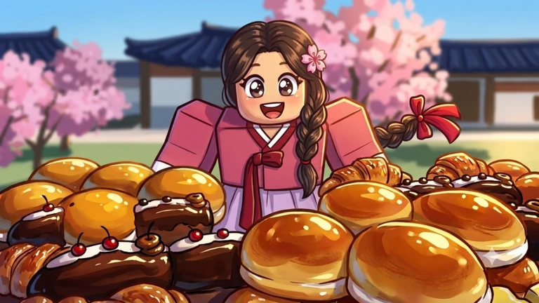 Korean Bakery Cafe 🌸 Mukbang ASMR Photo Dress Up ekran görüntüsü