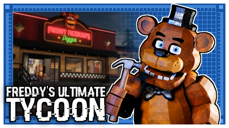 [👾MINIGAMES] 🐻 FNAF | Freddy's Ultimate Tycoon ekran görüntüsü