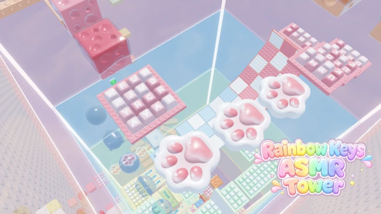 Pastel Rainbow Keys Tower! 🌈 ekran görüntüsü
