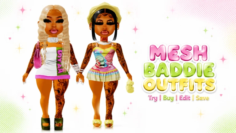 [new] mesh baddie outfits ekran görüntüsü