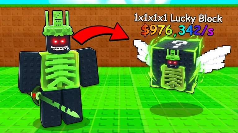 Be a Forsaken Lucky Block 😈 ekran görüntüsü