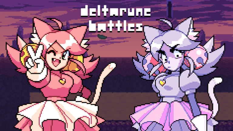 DELTARUNE Battles [PINK + KING] ekran görüntüsü