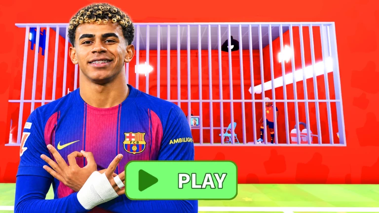 ⚽️LAMINE YAMAL PRISON RUN! ekran görüntüsü