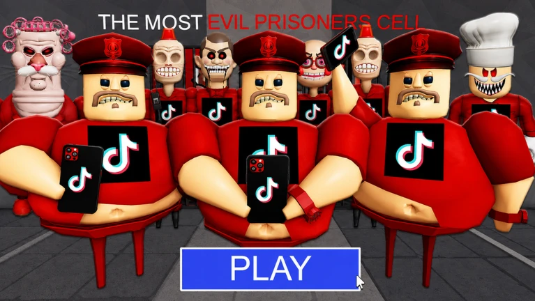 TIKTOKER COP'S PRISON RUN! (Obby) ekran görüntüsü