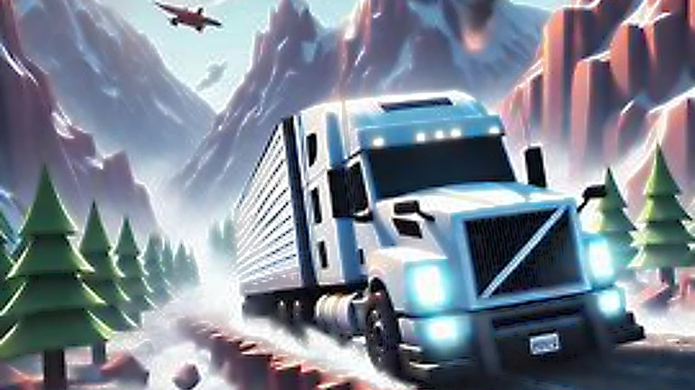 🚚 Dangerous Snow Driving ekran görüntüsü