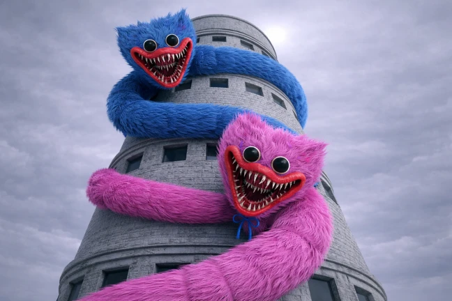 Climb Scary Poppy Tower ekran görüntüsü